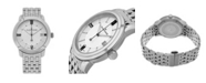 Stuhrling Alexander Watch A111B-04, Stainless Steel Case on Stainless Steel Bracelet
